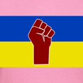 thumbnail image 3 of CafePress - Ukrainian Flag With Fist T Shirt - Women's Traditional Fit Dark T-Shirt, 3 of 4