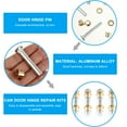 thumbnail image 4 of Miangastore kit de Réparation de Charnière de Porte auto kit de Réparation de Charnière de Porte en Alliage d'Aluminium 4 Pcs Véhicule, 4 of 9
