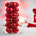 thumbnail image 4 of Bolas Navidad Reutilizables Irrompibles 4cm Del para Bodas 24 Uds. (rojo), 4 of 9