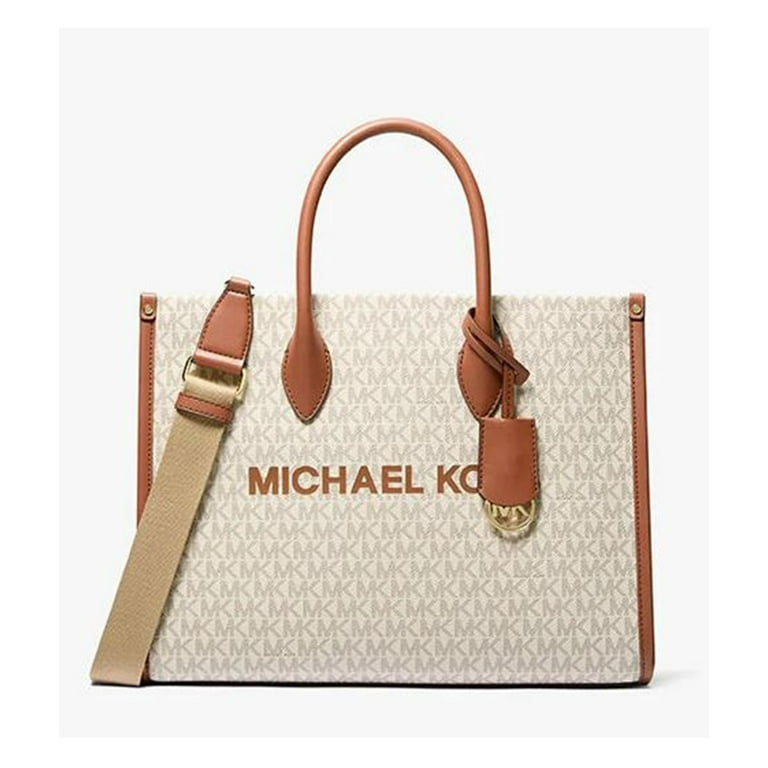 Michael Kors Women's Mirella Medium Signature Logo Tote Bag