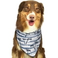 thumbnail image 6 of Naloa Retro Coconut Tree Dog Bandanas 1PC Washable Triangle Dog Scarfs Premium Durable Fabric, for Small Medium Large Dogs and Cats, 6 of 6