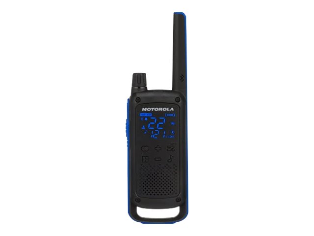 Motorola Talkabout T800 Portable two-way radio FRS 462 467 MHz  22-channel black, blue (pack of 2)
