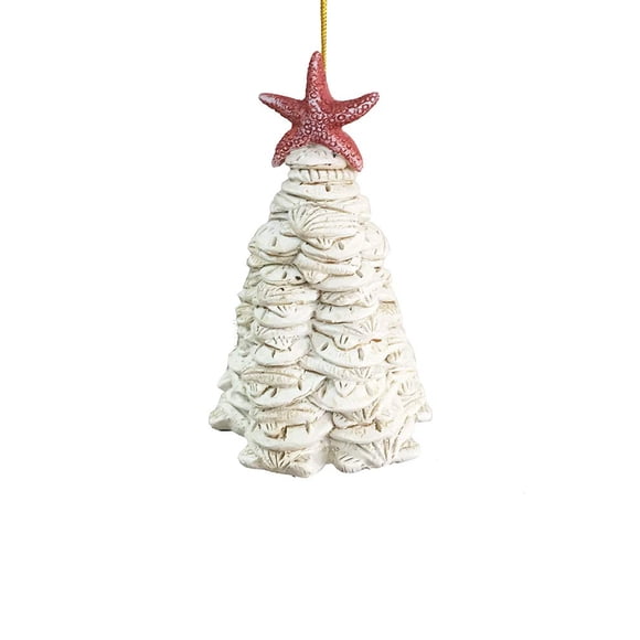 The Bridge Collection Sea Shells & Sand Dollars Christmas Tree Ornament
