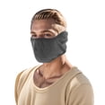 thumbnail image 5 of Unique Bargains 1 Pc Two-in-one Face Mask Ear Protection Balaclava for Cycling Dark Gray, 5 of 6