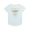 thumbnail image 2 of Bon Jovi Greatest Hits Women's Graphic T-Shirt Rolled Sleeve Tee, 2 of 6