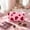 Pink, variant on Plush Heart Makeup Bag,Small Cosmetic Pouch for Purse Women,Portable Multifunctional Cosmetic Organizer Bag,or Lipstick Brush Perfume Travel Storage,Multiple Colors Available