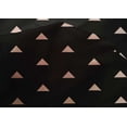 thumbnail image 4 of oneOone Cotton Silk Black Fabric Triangle Geometric Quilting Supplies Print Sewing Fabric By The Yard 42 Inch Wide, 4 of 4