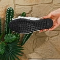 thumbnail image 5 of Gpaecead Women's Polka Dot Bow Flat Slingback Shoes Open Toe Slip On Soft Sole Comfort Casual Vintage Shoes, A-White, 5 of 8