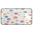 thumbnail image 2 of 39x20 Inch Non-Slip Floor Mat Hallway Runner Rug Entrance Floor Mat Runner for Kitchen and Living Room Small Watercolor Splashes and Dots, 2 of 8