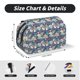 thumbnail image 5 of Disketp Tropical Sloth Estuche de Lápices de Doble Capa con Tapa Abatible y Cremallera, Organizador Escolar para Adolescentes y Adultos, 5 of 7