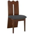 thumbnail image 5 of Safavieh Kieran Modern Wood Dining Side Chairs, Gray / Walnut, 5 of 8