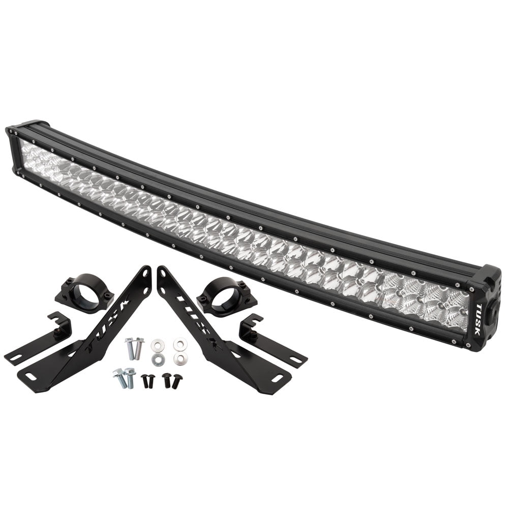 Tusk 30" Black Aluminum LED Light Bar Kit with Mounting Brackets