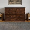 thumbnail image 4 of Alpine Queen Wood Murphy Bed Chest with Mattress & Built-in Charger in Barnwood, 4 of 19