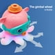 thumbnail image 4 of Juguete eléctrico de bola flotante de pulpo para caminar en todas las direcciones con luz musical, juguetes educativos de aprendizaje para niños, 4 of 8