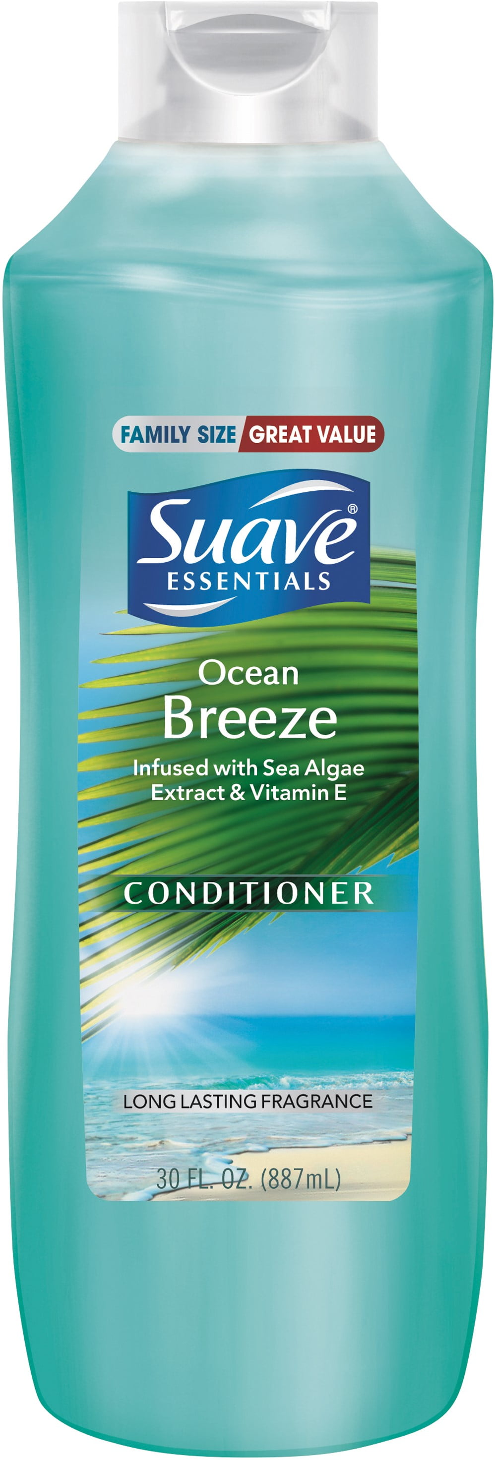 Suave Essentials Conditioner Ocean Breeze 30 oz (Pack of 3)