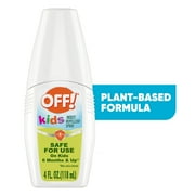 OFF! Kids MosquitoRepellent,Bug Spray with100% Plant Based Oils for Babies, Toddlers & Kids, 1 ct, 4 fl oz