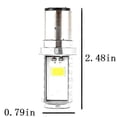thumbnail image 3 of 12V 8W H6 Motorcycle LED Headlight Lamps Hi/Low Beam Conversion Bulbs White H4 BA20D PX15D Motorcycle Light Bulb, 3 of 4