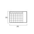 thumbnail image 2 of InHome Black & White Dry Erase Calendar, 2 of 4