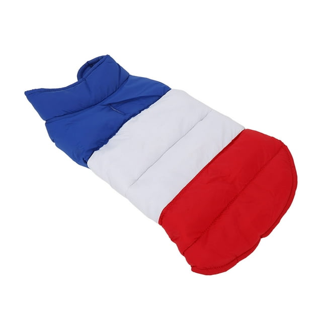 Chaqueta de invierno para perros, gruesa, impermeable, acolchada, de doble cara, resistente al viento, chaleco cálido para perros medianos y grandes, color blanco XL