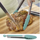 thumbnail image 5 of 1. UTENSILIOS SUAVES, SEGUROS, ORGÁNICOS Y ANTIARAÑAZOS: Nuestro juego de utensilios de silicona es suave con sus utensilios de cocina antiadherentes. Puede sentirse tranquilo sabiendo que sus, 5 of 5