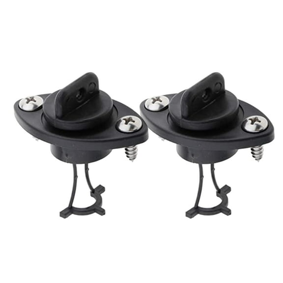 FEAMOS Black Kayak Drain Plugs Bung With Screws For Dinghy Kayak Canoes Boats Stop Water Infiltration Drain Water Out