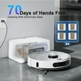 thumbnail image 5 of GOOVI Robot Vacuum and Mop Combo with 3D Home Mapping, Self-Emptying Base for 70 Days, 220 Mins Runtime, Pet Friendly Anti-Tangle, 5 of 8