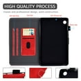 thumbnail image 2 of Smart Case for Samsung Galaxy Tab A8 10.5 inch 2022 SM-X200/X205/X207,Dteck Magnetic Premium PU Leather Card Slot Wallet Kickstand Cover with Pen Holder for Galaxy Tab A8 10.5'' 2022,Red, 2 of 6