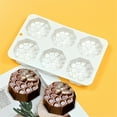 thumbnail image 4 of YIEMEEN 6-cavity Honeycomb Silicone Mold Chocolate Mold Mousse Cake Decorating Baking, 4 of 9
