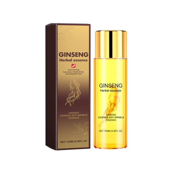 Alvantor Ginseng Herbal Essence Anti-Wrinkle Face Serum with Collagen & Elastin, 4.05 fl oz