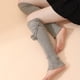 thumbnail image 5 of Calentadores de piernas largos para mujer, moda Lolita, de lana, de punto trenzado, calentadores de piernas hasta el muslo, calcetines sueltos, 5 of 5