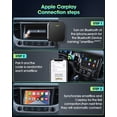 thumbnail image 4 of TOGUARD Wireless Carplay Adapter, 5.8 GHz Wifi  Carplay Wireless Adapter for  Android Auto CarPlay Plug and Play, for Cars from 2015 & iPhone iOS 9+, 4 of 7