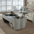thumbnail image 4 of Furniture of America Chet Lift-Top Coffee Table, Gray, 4 of 15