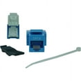 thumbnail image 2 of Cat6 Keystone Jack, Blue, Toolless RJ45 Female (UTP) to 110 Punch Down Connector, CableWholesale, 2 of 2