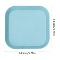 thumbnail image 3 of NWQKYZGH 1PCS Square Pet Food Plates Shallow Wide Design Easy To Clean Snack Feeding Bowl for Dry Food Wet Food Treats for Small Mediums and s -5.71x5.71in, 3 of 6