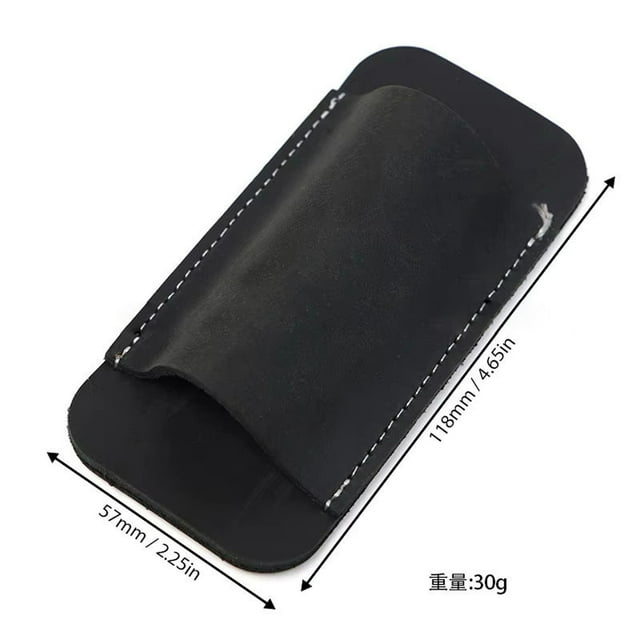 Hxlamzoo Durable Leather Knife Holster - Multi-Functional Waist Pouch for Outdoor & Daily Use, Compact Design with Secure Belt Clip