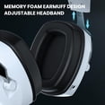 thumbnail image 6 of Andoe Wireless Gaming Headset for PS5/PS4/PC/Nintendo Switch/PC, Bluetooth 5.3 Gaming Headphones with Noise-Cancelling Microphone, 3.5mm Wired Jack for Xbox Series (White), 6 of 8