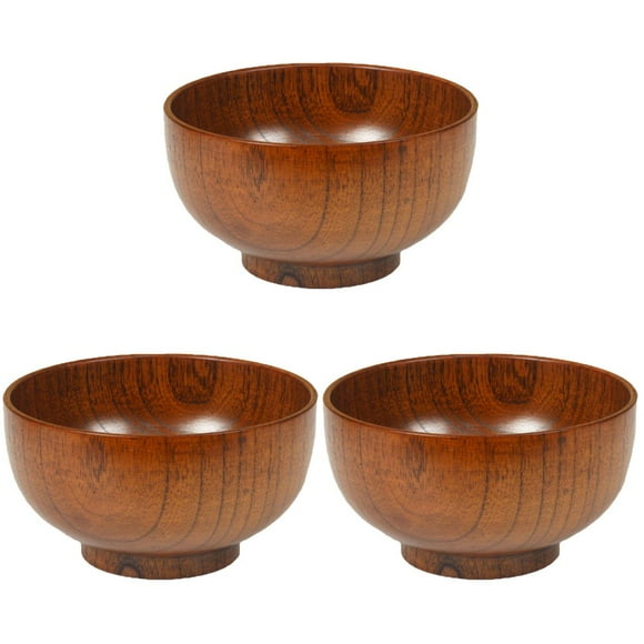 MesaSe Bowls Bowl Salad Wooden Cooking Small Serving Noodle Snacks Creamwood Ice Meal Japanese Dough Dinner Bowl