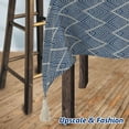 thumbnail image 3 of Tassel Tablecloth Rectangular Polyester Tablecloth Washable Table Cover for Household Dining Room Kitchen Party Picnic Outdoor, 3 of 6