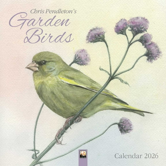 Chris Pendleton Garden Birds Wall Calendar 2026 (Art Calendar), (Paperback)