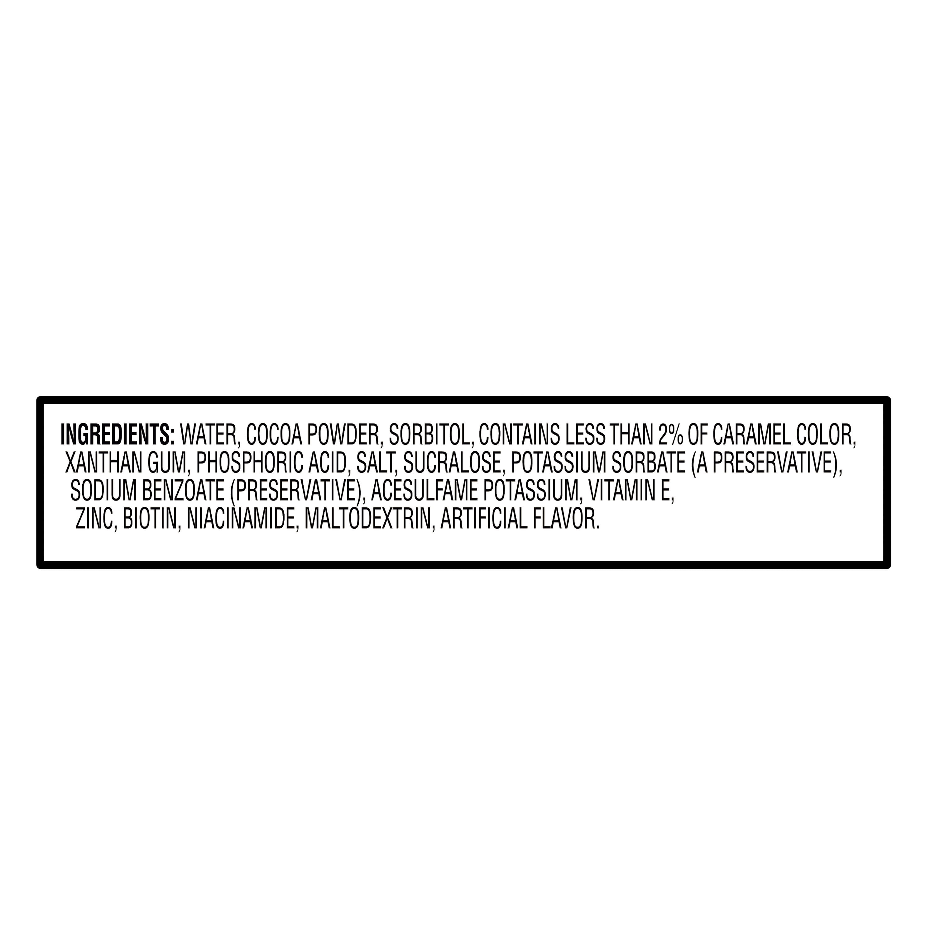 Great Value Sugar Free Chocolate Flavored Syrup, 18.5 oz