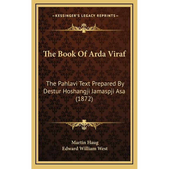 The Book Of Arda Viraf (Hardcover)