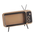 thumbnail image 4 of DEWIN Haut-Parleur Rétro en Forme de Télé Stéréo HD Bluetooth pour Téléphone Mobile de Moins de 6 Pieds' Support Gris, 4 of 14