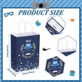 thumbnail image 2 of 24 Pcs Happy Father's Day Gift Bags Father's Day Paper Candy Bags with Handle Treat Pouches for the Best Dad Party Supplies for Daddy Papa(Dad), 2 of 4