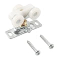thumbnail image 4 of Pocket Door Roller Assembly,3/4 In Flat,Plastic Wheels On Steel Bracket (2 Pack), 4 of 10