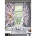 thumbnail image 2 of Fantasy Dandelion Sheer Curtains 63 Inch Length 2 Panels Set Window Treatments, Modern Magical Plants Flowers Spring Rod Pocket Semi Curtains for Living Room/Bedroom/Kitchen Décor, 104"W x 63"L, 2 of 7