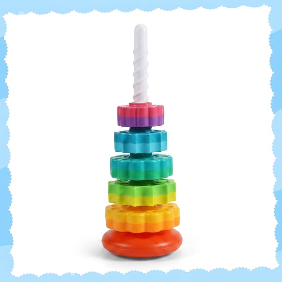 Montessori Toys for 1 2 3 Year Old, Educational Stacking Spinning Baby Toys Age 1-3, Learning Toys Sensory Toys for Toddlers 1-3, Christmas Birthday Easter Gift for Babies 12-18 Months