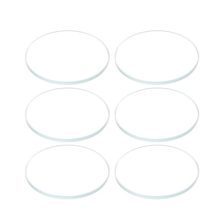 

Uxcell 6pack Watch Glass Crystal Lens 17.5mm Dia. 1.1mm Edge Thickness Double Dome Round Clear Watch Glass