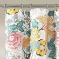 thumbnail image 6 of Lush Decor Sydney Floral Shower Curtain, 72x72, Blue/Yellow, Single, 6 of 11