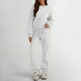 thumbnail image 5 of SUNBS Sweatsuits Women 2 Piece Outfits Two Piece Crewneck Sweatshirts Sets Lounge Fall Sweatpants Tracksuits, 5 of 6