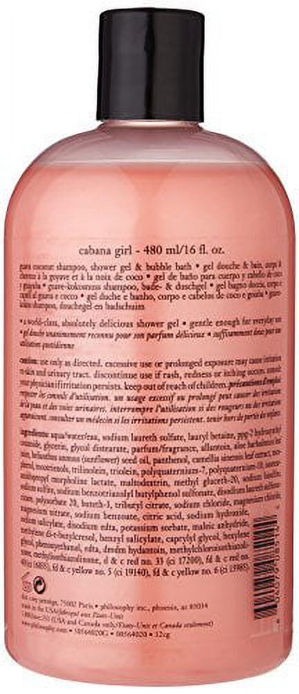 Philosophy Cabana Girl Shampoo, Shower Gel & Bubble Bath